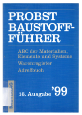 Probst-Baustofführer.