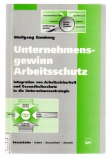 Unternehmensgewinn Arbeitsschutz.