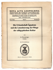 Die Urlandschaft Ägyptens und die Lokalisierung der Wiege der altägyptischen Kultur.