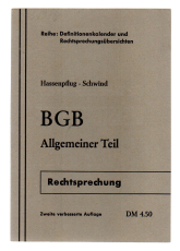 Das Bürgerliche Gesetzbuch.