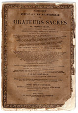 Collection Intégrale et Universelle des Orateurs Sacrés du Premier Ordre
