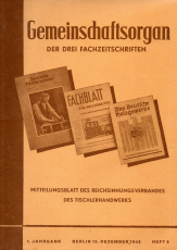 Gemeinschaftsorgan der drei Fachzeitschriften.