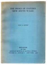 The Frogs of Eastern New South Wales.