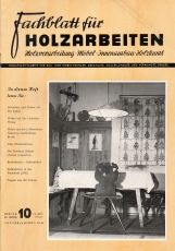 Fachblatt für Holzarbeiten.
