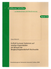Einfluß humoser Substrate auf sandige Kippenböden am Beispiel der Bergbaufolgelandschaft Reichwalde.