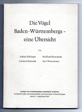 Die Vögel Baden-Württembergs - eine Übersicht.