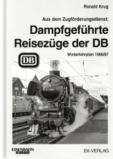 Dampfgeführte Reisezüge der DB.