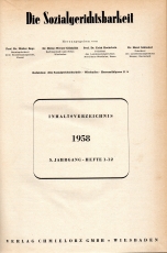 Die Sozialgerichtsbarkeit.