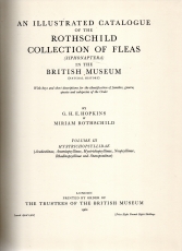 An Illustrated Catalogue of the Rothschild Collection of Fleas (Siphonaptera) in the British Museum (Natural History).