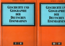 Geschichte und Geographie de Deutschen Eisenbahnen von ihrer Entstehung bis auf die Gegenwart.