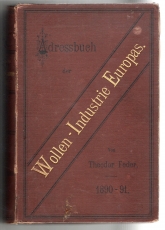 Adressbuch der Wollen-Industrie Europas.