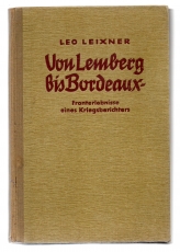 Von Lemberg bis Bordeaux.