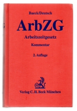 Arbeitszeitgesetz.