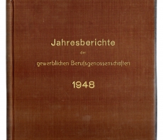 Jahresberichte der gewerblichen Berufsgenossenschaften für das Jahr
