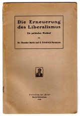 Die Erneuerung des Liberalismus.