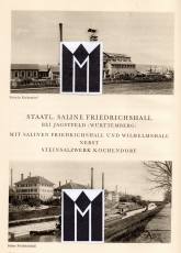 Staatl. Saline Friedrichshall bei Jagstfeld (Württemberg).