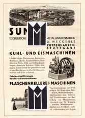 Sümak. Süddeutsche Maschinen- u. Metallwarenfabrik W. Weckerle, Zuffenhausen-Stuttgart.