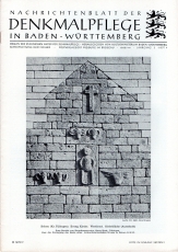 Nachrichtenblatt der Denkmalpflege in Baden-Württemberg.