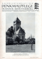 Nachrichtenblatt der Denkmalpflege in Baden-Württemberg.