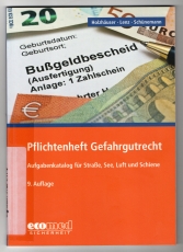 Pflichtenheft Gefahrgutrecht.