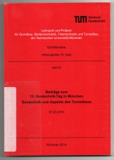 Beiträge zum 13. Geotechnik-Tag in München.
