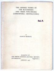 The generic names oft he butterflies and their type-species (Lepidoptera: Rhopalocera).