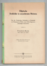 Elliptische Drehfelder in asynchronen Motoren.