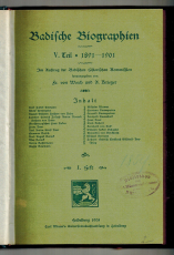 Badische Biographien.