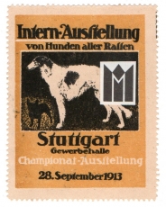 Intern. Ausstellung / von Hunden aller Rassen.