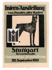 Intern. Ausstellung / von Hunden aller Rassen.
