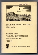 Eberhard-Karls-Universität Tübingen.