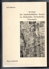 Inventar der handschriftlichen Karten im Hohenlohe-Zentralarchiv Neuenstein.