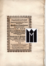 Christliche Leich Sermon/ Gehalten bey der Ansehnlichen Volckreichen Begräbnuß.