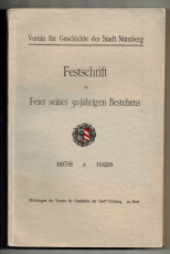 Mitteilungen des Vereins für Geschichte der Stadt Nürnberg.