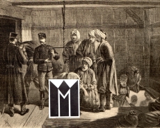 Die Ablieferung der Steuern in Bosnien.