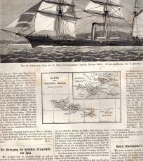 Der Untergang der deutschen Kriegsschiffe vor Apia. Die Katastrophe vor Apia.