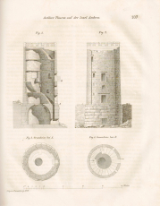 Antiker Thurm auf der griechischen Insel Andros.