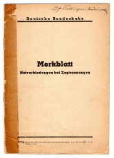 Merkblatt Notverbindungen bei Zugtrennungen.