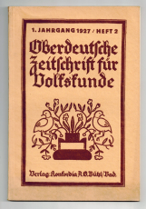Oberdeutsche Zeitschrift für Volkskunde.