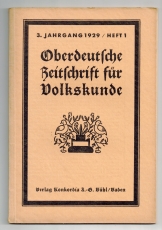 Oberdeutsche Zeitschrift für Volkskunde.