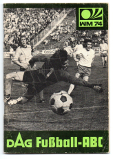 WM 74. DAG Fußball-ABC (Umschlagtitel).