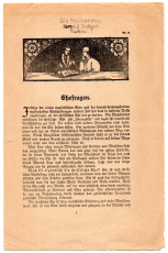 Ehefragen.