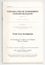 The European Corn Borer on the Eastern Shore of Virginia.