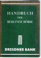 Handbuch der Berliner Börse.