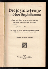 Die soziale Frage und der Sozialismus.