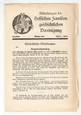 Mitteilungen der Hessischen Familiengeschichtlichen Vereinigung.