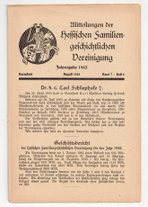 Mitteilungen der Hessischen Familiengeschichtlichen Vereinigung.