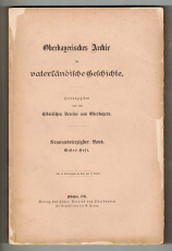 Oberbayerisches Archiv für vaterländische Geschichte.