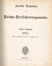 Amtliche Nachrichten des Reichsversicherungsamts [Reichs-Versicherungsamts]