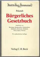 Palandt Bürgerliches Gesetzbuch